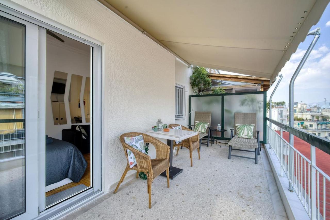 The Cactus Apartment With Large Sunny Balcony アテネ エクステリア 写真
